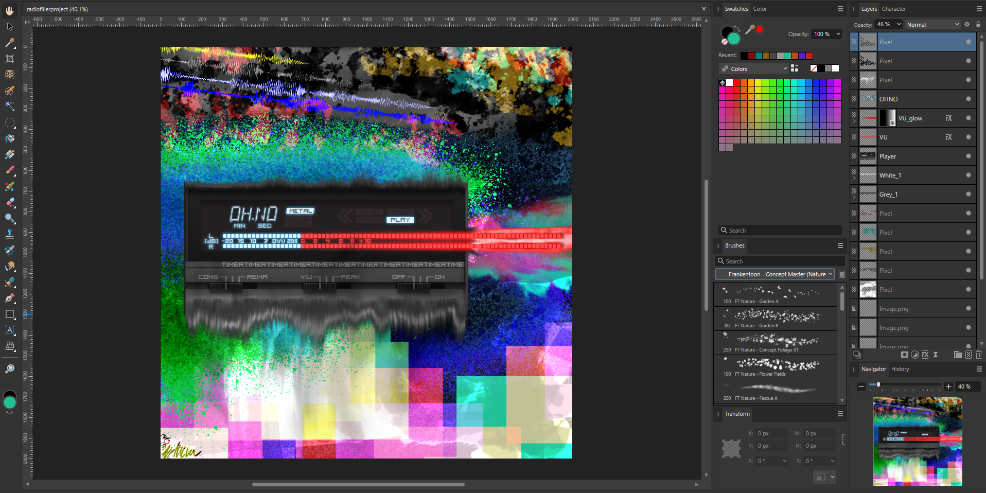 Some very strange looking album art, I actually don't know how to explain it I am sorry