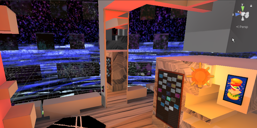 A Unity screenshot of a mirror toggled on in S-S-S