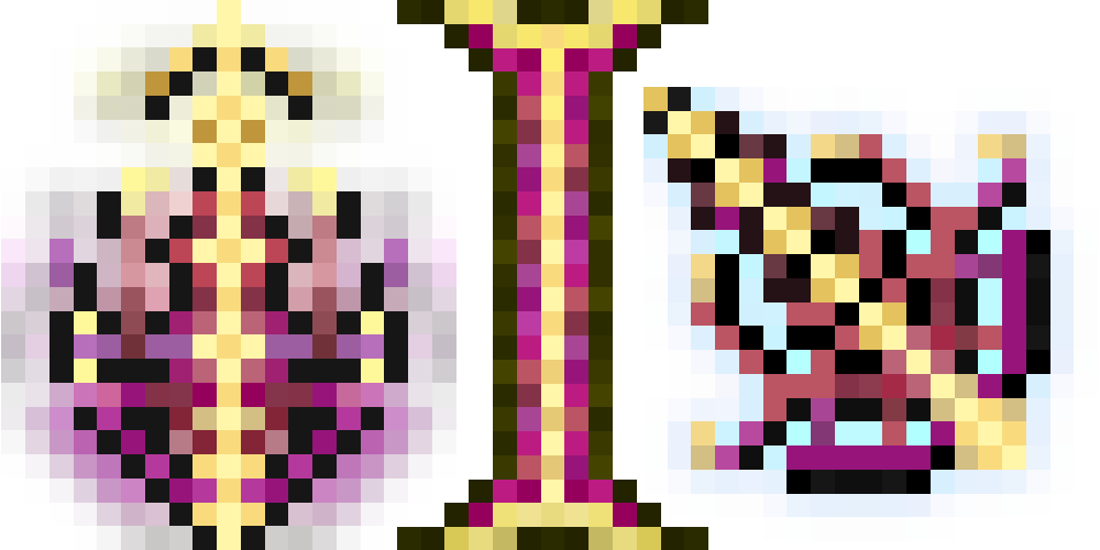 From to right: A custom cursor facing upwards, a caret, and a cursor facing the upper left corner